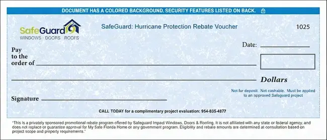 SafeGuard Hurricane Protection Rebate Voucher